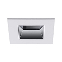 ceiling recessed luminaire ALTERO-S square, direct IP44, chrome, white dimmable