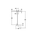 Brumberg LED-Einbaustrahler 230 V AC, 50 Hz, 4,2 W, 3000K, wei�