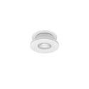 recessed luminaire NAVARINO round, swivelling, rotatable IP20, white matt dimmable 6W 510lm 3000K 24� 24� CRI >80