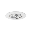 recessed luminaire BIG65 round, swivelling LED IP65, white dimmable 8W 730lm 3000K 20-40� 20-40� CRI 80-89