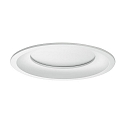 Recessed LED downlight BOWL, IP20, round, � 23cm, 700mA, 30W 3000K 2510lm 100�, white / diffuse