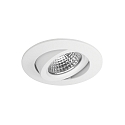 recessed luminaire OLENI-R / PHASE DIM 830 swivelling IP20, white matt dimmable 6,7W 570lm 3000K 38� CRI >80