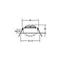 Brumberg LED Einbaustrahler OLENI-S, IP20, 8.5 x 8.5cm, 230V, 6.8W 1800-3000K 380lm 38�, CRi >90, dim-to-warm, schwenkbar, schwarz