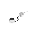 LED Modul MR16 mit Linsenoptik Set, 50�, 6,9W, 350mA, 34mm, 3CCT, IP20, DALI dimmbar, inkl. Rundkonverter