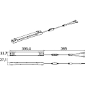 Brumberg LED-Konverter LINEO, sek. 500-700mA On-Off, 35W, 2x CCT-Schalter und 2-fach Stecksystem (Y-Kabel), schaltbar