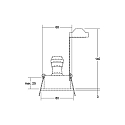 Brumberg recessed luminaire swivelling GU10 IP20, black