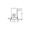 Brumberg HV-Einbaustrahler JANIA-R, IP20, rund, � 9.3cm, 230V, GU10 max. 10W, schwenkbar, Alu matt