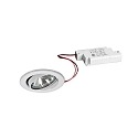 LED Einbaustrahler-Set BRONNY, IP20, � 8.2cm, 230V, 6W 3000K 730lm 38�, CRi80, dimmbar, schwenkbar, wei�