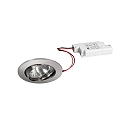 recessed luminaire IP20, chrome, glossy, transparent dimmable 6W 680lm 3000K 20-40� 20-40� CRI 80-89
