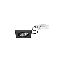 recessed luminaire LAKIL-S square, swivelling, for VDU workstation, Dim-To-Warm, set of 1 IP20