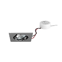 LED Einbaustrahler TIRREL-S, IP20, eckig, 230V AC, 6W 3000K 680lm 38�, schwenkbar, dimmbar (Rundkonverter), chrom