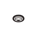 ceiling recessed luminaire APOLLO MICRO round, direct IP20, black dimmable
