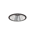 ceiling recessed luminaire APOLLO MIDI round, direct IP20, black dimmable
