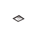 ceiling recessed luminaire APOLLO MICRO square, direct IP20, black dimmable