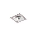 ceiling recessed luminaire APOLLO MINI square, direct IP20, silver dimmable