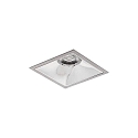 ceiling recessed luminaire APOLLO MIDI square, direct IP20, silver dimmable