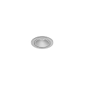 ceiling recessed luminaire DIOS MICRO round, direct IP20, silver dimmable