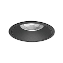LED Einbaudownlight DIOS MEGA, 59�, 24,5W, 4000K, 3096lm, IP20, 230V AC, 50 Hz, CRI > 80, rund, schwarz