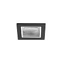 ceiling recessed luminaire APOLLO MICRO square, direct IP20, black 