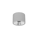 downlight APOLLO MIDI smooth, round, DALI controllable IP20, powder coated, silver dimmable