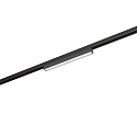 track linear luminaire PEPA LINEAR 30CM OPAL rigid, DALI controllable IP20, black matt dimmable