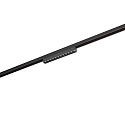 track linear luminaire PEPA LINEAR 22CM LENS rigid, DALI controllable, with lens optics IP20, black matt dimmable