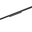 track linear luminaire PEPA LINEAR 32.8CM LENS rigid, DALI controllable, with lens optics IP20, black matt dimmable