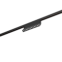 track linear luminaire PEPA LINEAR 22.3CM TILT LENS DALI controllable, tiltable, with lens optics IP20, black matt dimmable