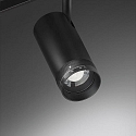 Brumberg track spot PEPA RONDO 25�-55� / 8W cylindrical, DALI controllable, focusable IP20, black matt dimmable