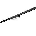 LED 3-Phasen Schienenstrahler BALI MINI AS 75�/76�, 29.4cm, drehbar, schaltbar, 20W 4000K, schwarz