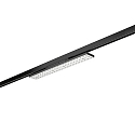 LED 3-Phasen Schienenstrahler BALI MIDI AS 75�/76�, 58.7cm, drehbar, schaltbar, 40W 4000K, schwarz