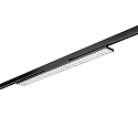 LED 3-Phasen Schienenstrahler BALI MAXI DA 25�/25�, 88cm, drehbar, DALI-2 dimmbar, 40W 4000K, schwarz