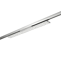 3-phase spot BALI MAXI AS 75�/76� DALI-2 - 88CM rotatable, DALI controllable, with lens optics IP20, silver matt dimmable