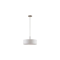 pendant luminaire TIM � 40CM up / down, with diffuser E27 IP20, nickel matt dimmable