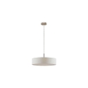 pendant luminaire TIM � 50CM up / down, with diffuser E27 IP20, nickel matt dimmable