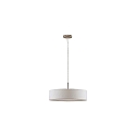 pendant luminaire TIM � 50CM up / down, with diffuser E27 IP20, nickel matt dimmable
