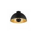 ceiling luminaire PIERIS � 41CM 1 flame, round E27 IP20, black matt dimmable