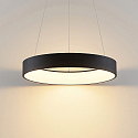 Brumberg pendant luminaire GEORGA 2CCT DIM CCT Switch, ring shape IP20, black matt dimmable
