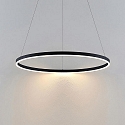 Brumberg LED Pendelleuchte GRAHAM. IP20, Ringform 1-fach, rund, � 80cm, 230V, 50W 3000K 2300lm 110�, dimmbar, strukturschwarz