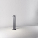 Brumberg Outdoor LED bollard light, IP65, 230V AC, 60cm, 9W 3000K 210lm, incl. 50cm power cable, structured graphite