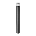 bollard lamp STICK round, switchable LED IP65, black 