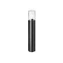 bollard lamp COOQUEE E27 IP65, black, transparent