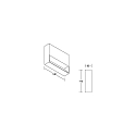 Brumberg LED Au�enwandleuchte / LED Aufbau-Modul MADURA, IP65 IK09, 230V AC, 4.5W 2700/3000K (CCT) 102lm 72�, schaltbar