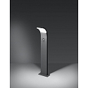 Brumberg Bollard lamp FAGI with motion detector, switchable LED IP54, graphite 