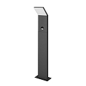 LED Pollerleuchte mit Bewegungsmelder INO, IP54, 230V AC, 50 Hz, 8,5W, 3000K, 680lm, graphit, schaltbar