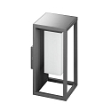 solar wall luminaire RUBI  switchable LED IP54, grey 