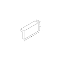 Brumberg Zubeh�r f�r Outdoor LED Wandleuchte MADURA - optionale Zier-Abdeckung, beton