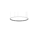 pendant luminaire ANDROS OUT � 180CM Matter controllable IP20, powder coated, black matt dimmable