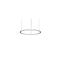pendant luminaire ANDROS IN/OUT � 800CM Bluetooth controllable IP20, powder coated, black matt dimmable
