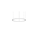 pendant luminaire ANDROS IN/OUT � 120CM Matter controllable IP20, powder coated, black matt dimmable